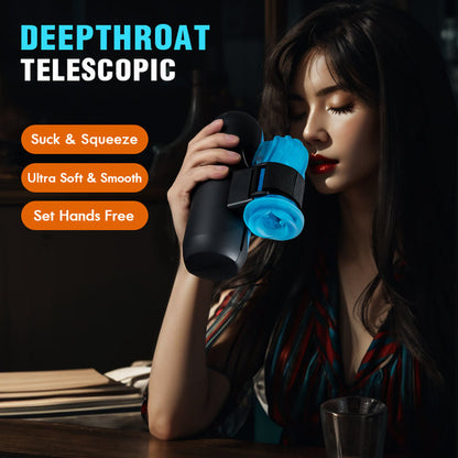 PositivityTop™ XS 5 Speed 6 Thrusting 10 Vibrating Male Masturbator