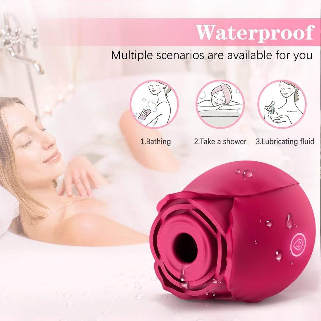 ROSE Vibrator Toy Clit Sucker