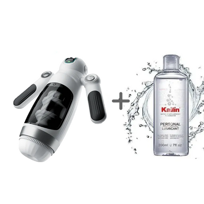 PositivityTop™ 7 Telescopic Squeezing 12 Vibration Masturbator Experience More Authentic Piston