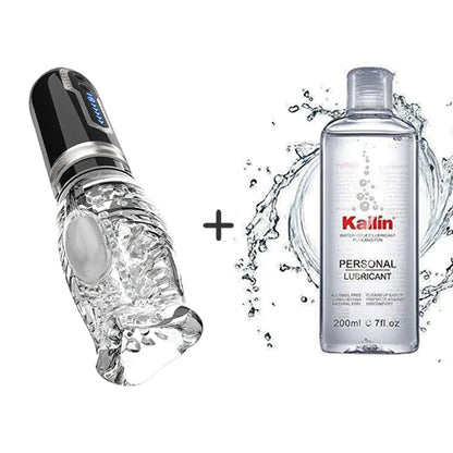 PositivityTop™ 5 Thrusting Rotating 7 Vibrating Oral Sex Handheld Masturbator