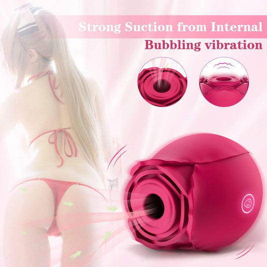 ROSE Vibrator Toy Clit Sucker