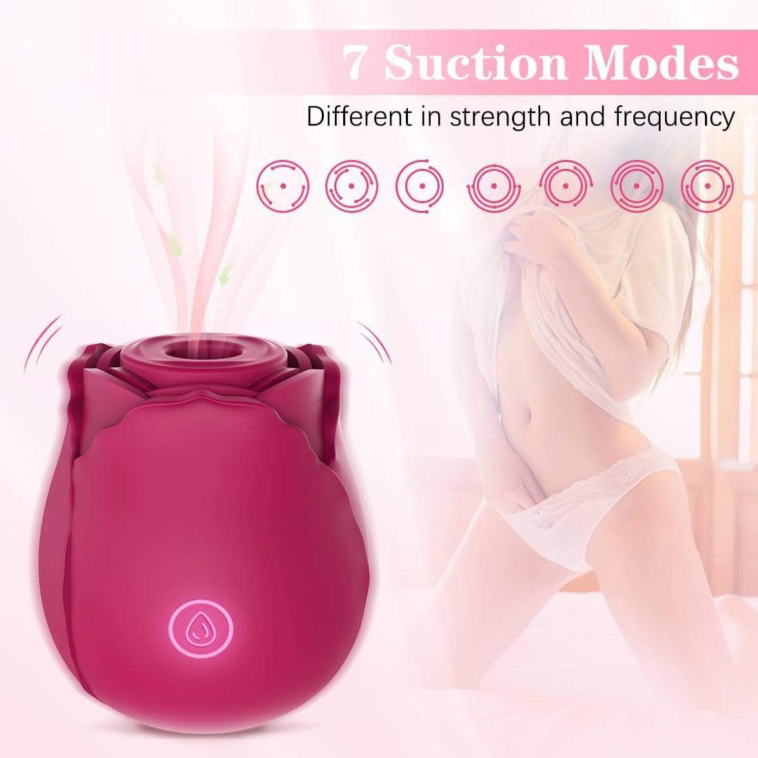 ROSE Vibrator Toy Clit Sucker