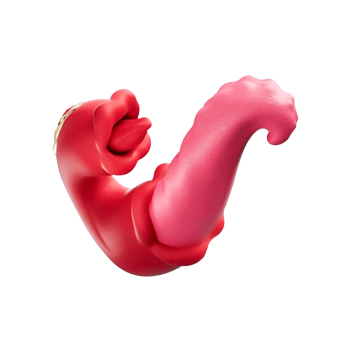 PositivitytTop™  Twin Rose Tongue Teasing & Vibrating G-spot Vibrator