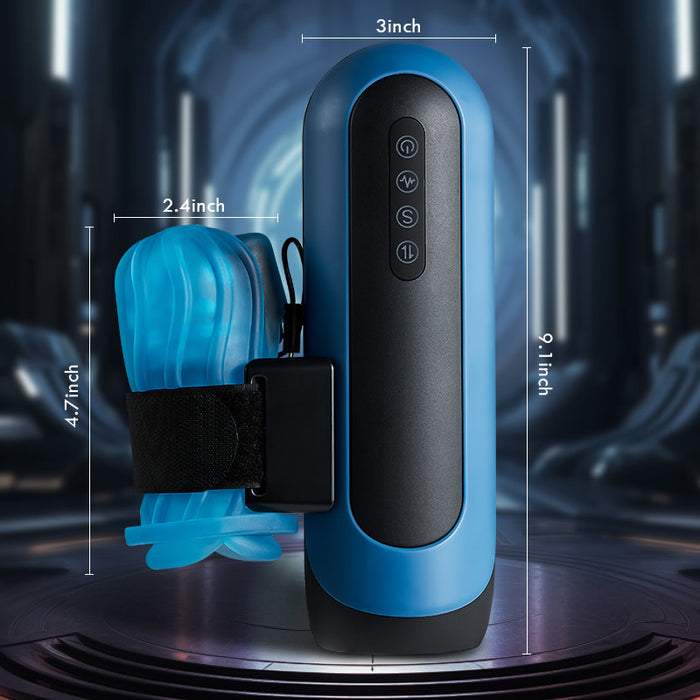 PositivityTop™ XS 5 Speed 6 Thrusting 10 Vibrating Male Masturbator