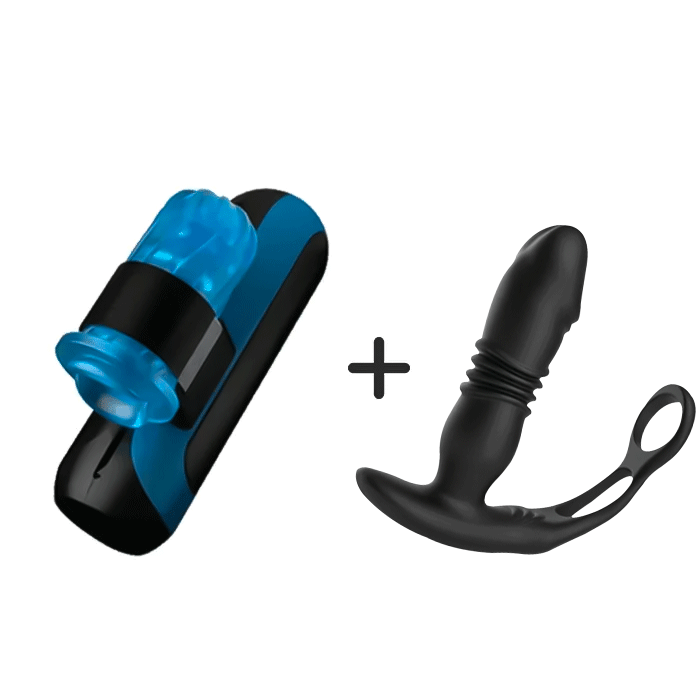 PositivityTop™ XS 5 Speed 6 Thrusting 10 Vibrating Male Masturbator