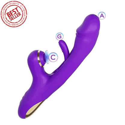 PositivityTop™ G-Bliss 7*7 Clit Sucking G-spot Tapping Vibrator