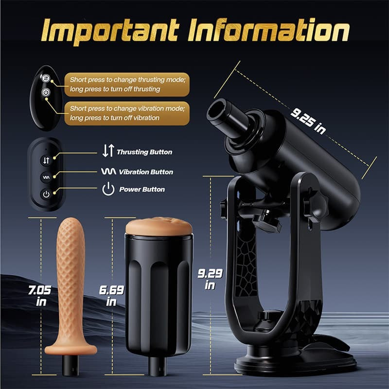 PositivityTop™ THRUSTMAX  Unisex Toy Hands-Free Use Fully Automatic Masturbator