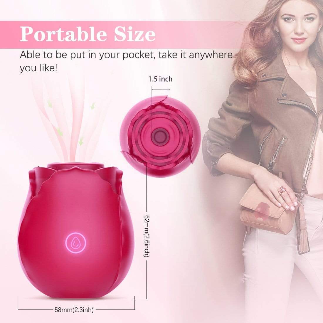 ROSE Vibrator Toy Clit Sucker