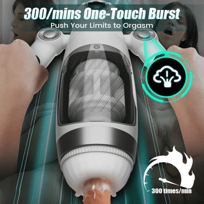 PositivityTop™ 7 Telescopic Squeezing 12 Vibration Masturbator Experience More Authentic Piston