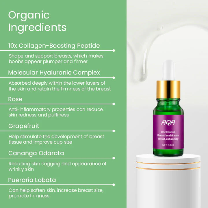 （Limited Time Discount 🔥 Last Day) AQA™ Bust Firming Natural Essence Oil